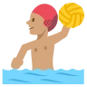 Person Playing Water Polo: Medium Skin Tone Emoji 🤽🏽 image - EmojiTwo style