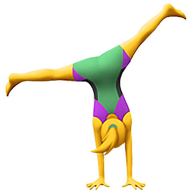 Woman Cartwheeling