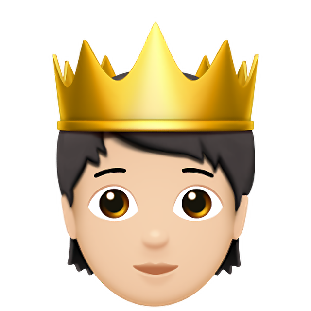 Person With Crown: Light Skin Tone