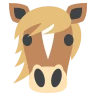 말 얼굴 Emoji 🐴 image - EmojiTwo style