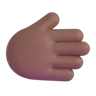 Rightwards Hand: Medium-Dark Skin Tone Emoji 🫱🏾 image - Microsoft 3D Fluent style