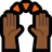 Raising Hands: Medium-Dark Skin Tone