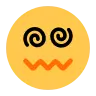 Face With Spiral Eyes Emoji 😵‍💫 image - Tossface style