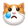 哭泣的貓 Emoji 😿 image - Huawei Harmony OS style
