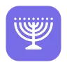 Menorah Emoji 🕎 image - Tossface style