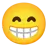 Faccia sorridente con gli occhi sorridenti