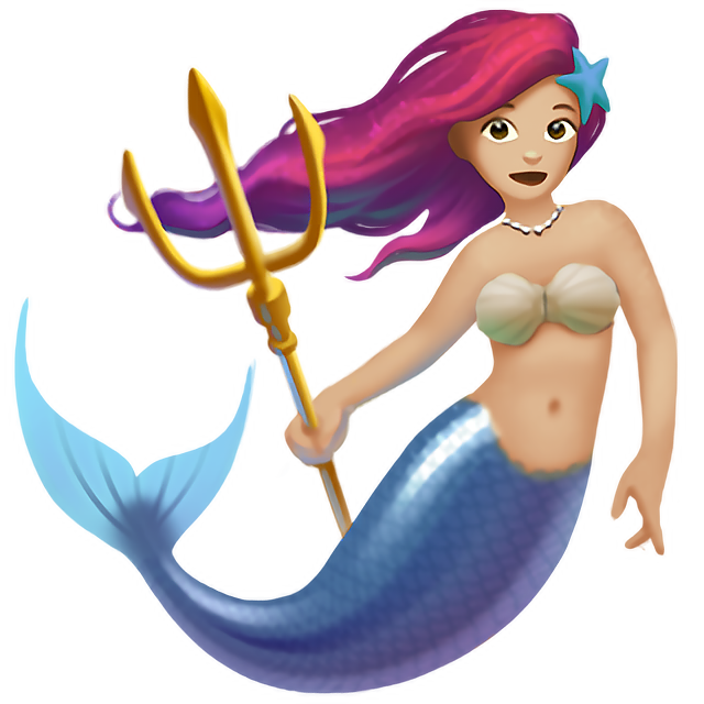 Mermaid: Medium-Light Skin Tone