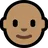 Man: Medium Skin Tone, Bald