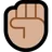 Raised Fist: Medium-Light Skin Tone