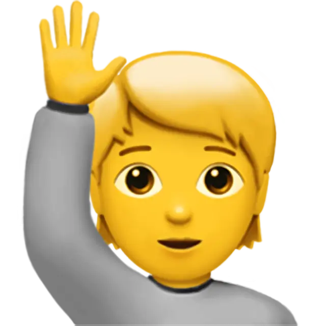 Person Raising Hand