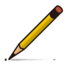 Pencil Emoji ✏ image - Emojidex style