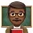 Man Teacher: Medium-Dark Skin Tone