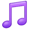 Musical Note Emoji 🎵 image - Samsung style