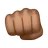 Oncoming Fist: Medium-Dark Skin Tone