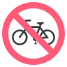 Keine Fahrräder Emoji 🚳 image - EmojiTwo style