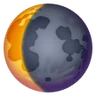 Símbolo de lua crescente minguante Emoji 🌘 image - Samsung style