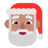 Santa Claus: Medium Skin Tone Emoji 🎅🏽 image - Microsoft Classic 2D style