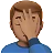 Man Facepalming: Medium Skin Tone