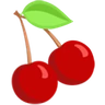 Cerejas Emoji 🍒 image - Facebook Messenger (2016) style