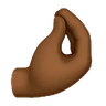 Pinched Fingers: Medium-Dark Skin Tone Emoji 🤌🏾 image - Huawei Harmony OS style