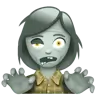 Woman Zombie Emoji 🧟‍♀️ image - WhatsApp style