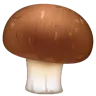 Brown Mushroom Emoji 🍄‍🟫 image - WhatsApp style