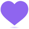 紫心勋章 Emoji 💜 image - Skype style