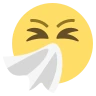 Emoji Faccia starnutire 🤧 image - EmojiTwo style