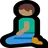 Person Kneeling: Medium Skin Tone