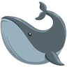 Ballena Emoji 🐋 image - Facebook Messenger (2016) style