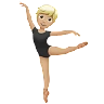 Ballet Dancer: Medium-Light Skin Tone Emoji 🧑🏼‍🩰 image - Apple style