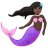 Mermaid: Dark Skin Tone