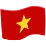 Flag: Vietnam Emoji 🇻🇳 image - Facebook Messenger (2016) style