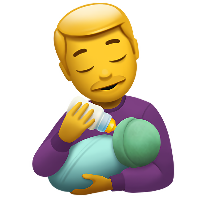 Man Feeding Baby