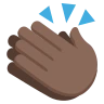 Clapping Hands: Dark Skin Tone Emoji 👏🏿 image - EmojiTwo style