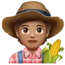 Farmer: Medium Skin Tone Emoji 🧑🏽‍🌾 image - WhatsApp style