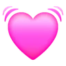 Coração batendo Emoji 💓 image - Samsung style