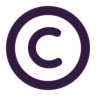 Symbole Copyright Emoji © image - Microsoft Classic 2D style