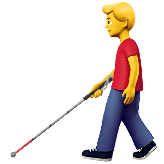 Man With White Cane