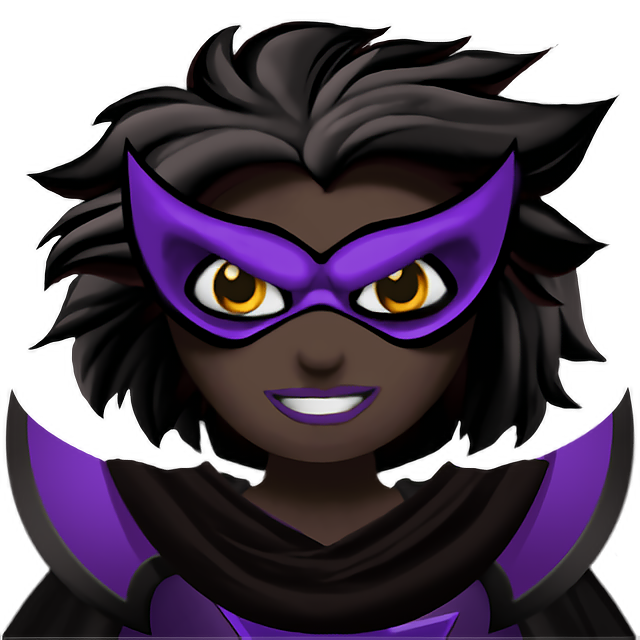 Woman Supervillain: Dark Skin Tone