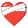 Mending Heart Emoji ❤️‍🩹 image - Google Noto Color style