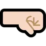 Right-Facing Fist: Light Skin Tone Emoji 🤜🏻 image - Microsoft Windows 10 Segoe UI Emoji style