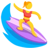 Tablista Emoji 🏄 image - Facebook Messenger (2016) style