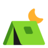 Emoji Sátor ⛺ image - Microsoft Classic 2D style