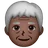 Older Person: Dark Skin Tone