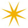 Eight-Pointed Star Emoji ✴ image - EmojiTwo style