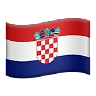 Flag: Croatia Emoji 🇭🇷 image - Apple style