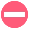 Entrée interdite Emoji ⛔ image - EmojiTwo style