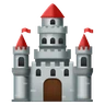 欧洲古堡 Emoji 🏰 image - Huawei Harmony OS style