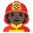 Firefighter: Dark Skin Tone
